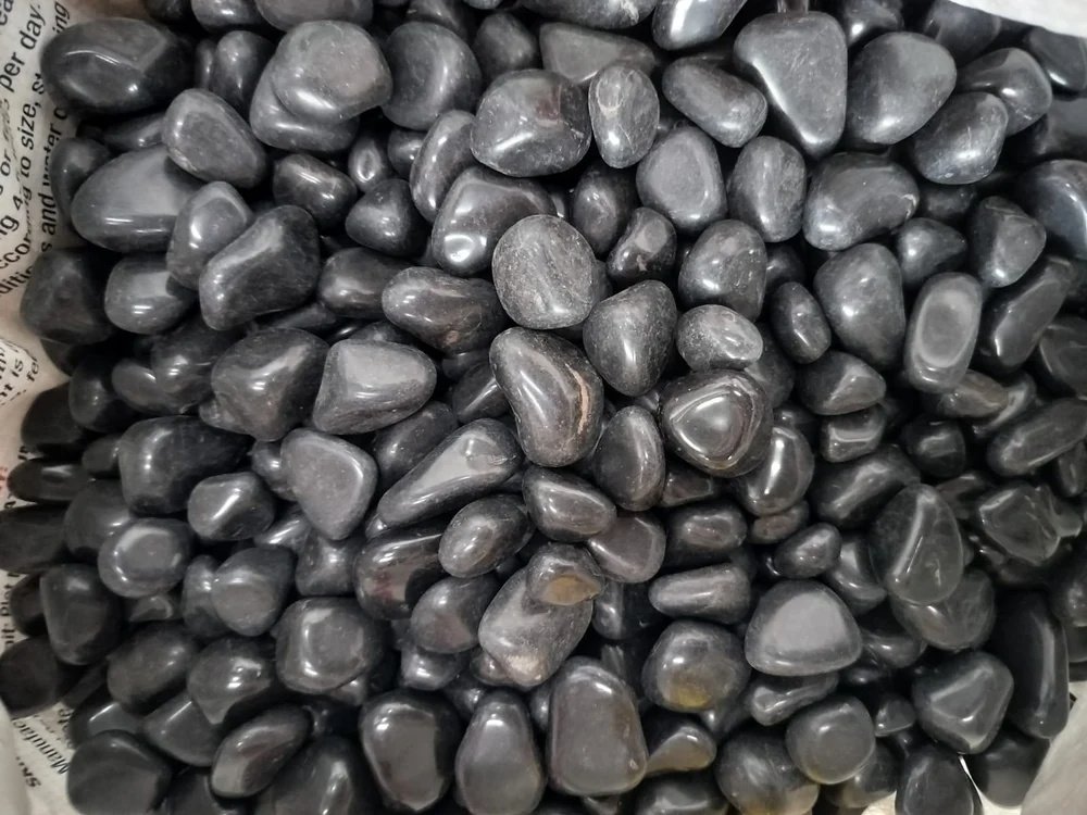 Black Decorative Pebble Stone
