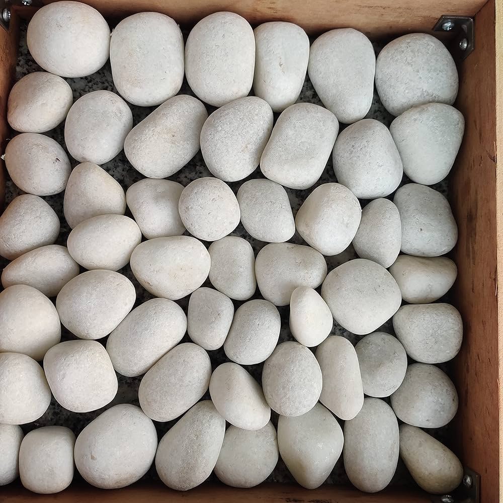 White Decorative Pebble Stone